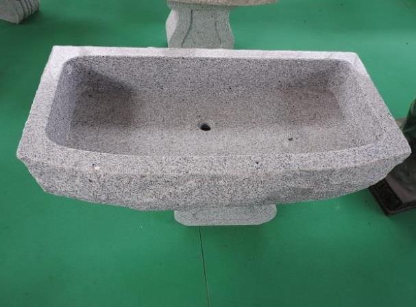LAVABO LARICE 100 SENZA SCOLAPIATTI - Granito grigio